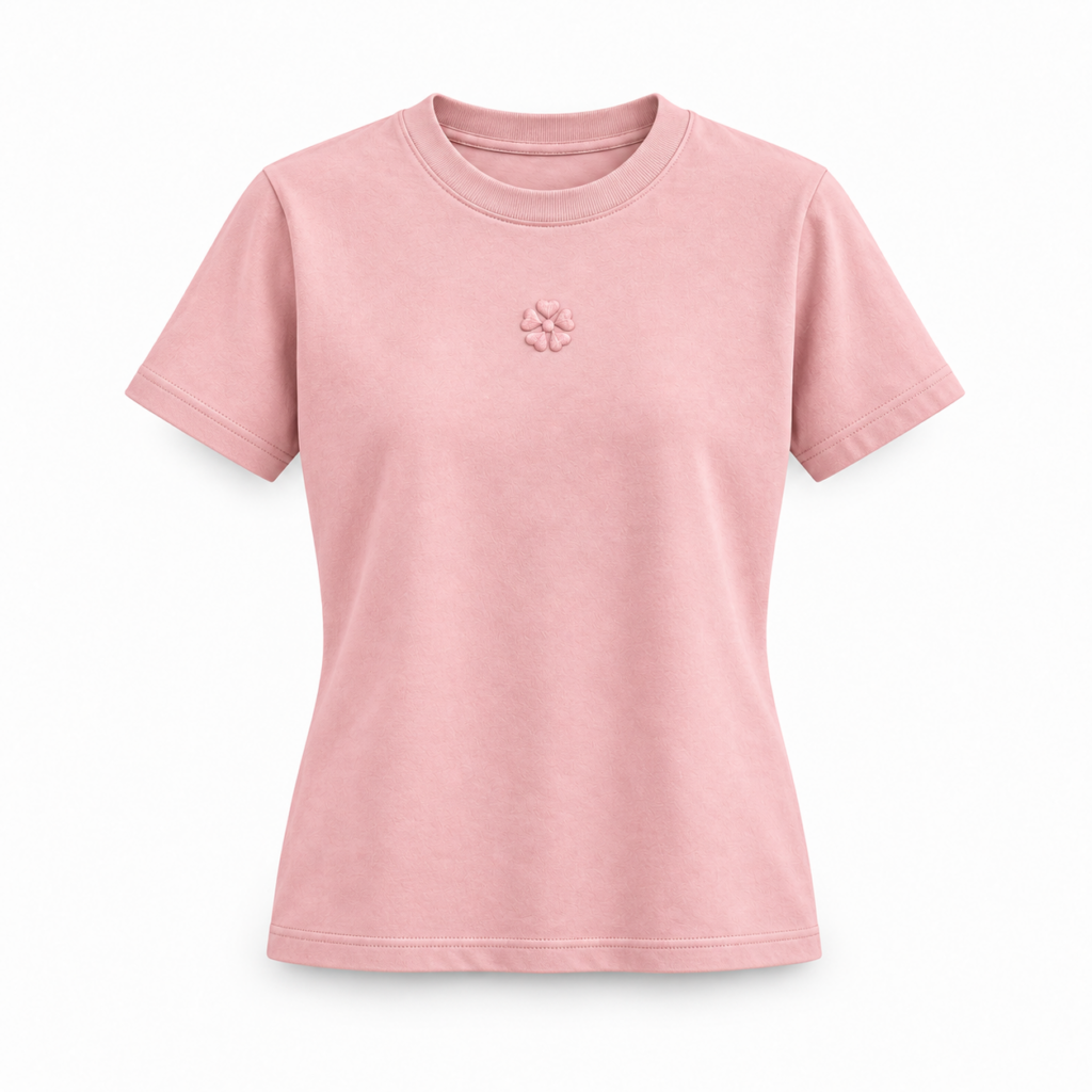 T-shirt damski różowy
