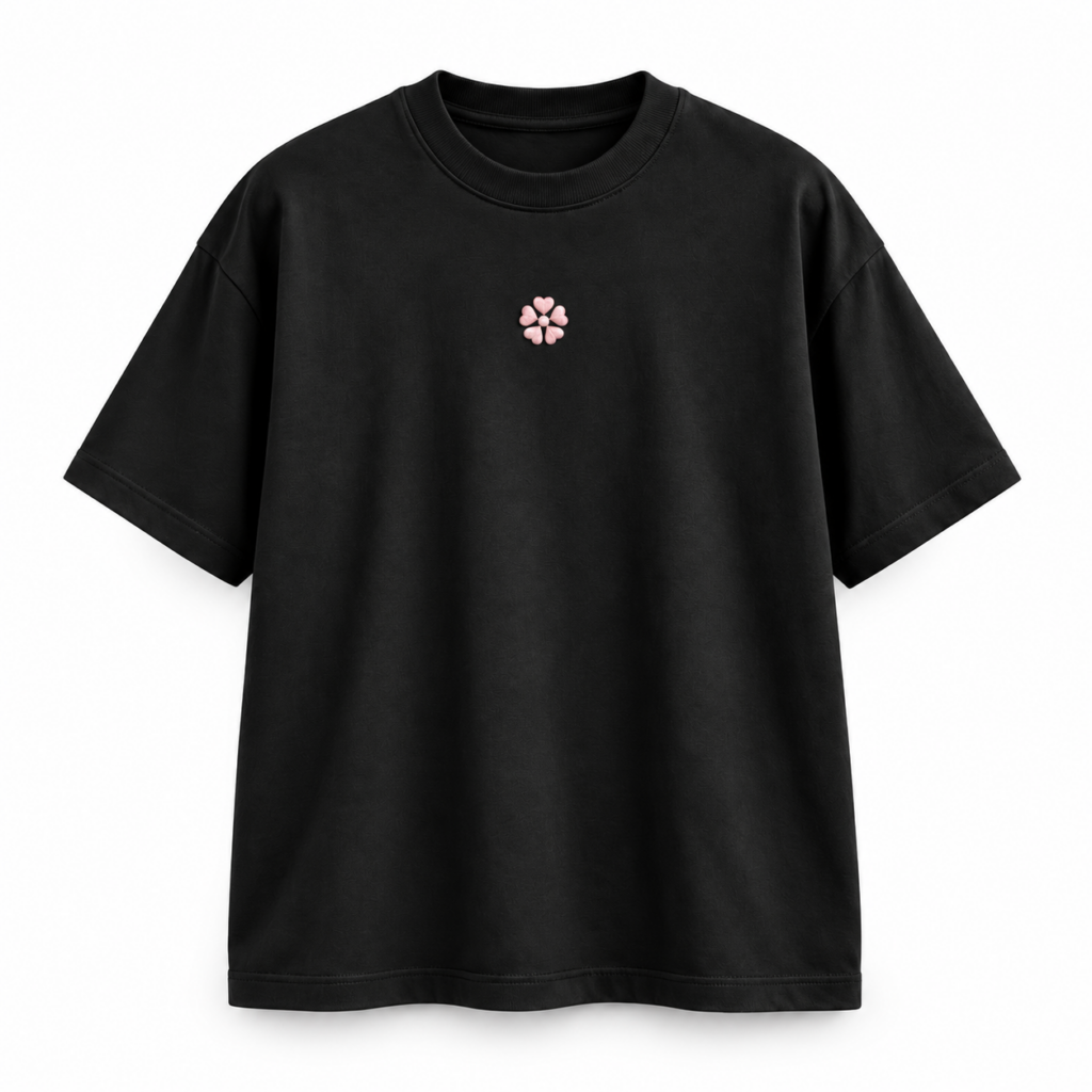 T-shirt męski czarny
