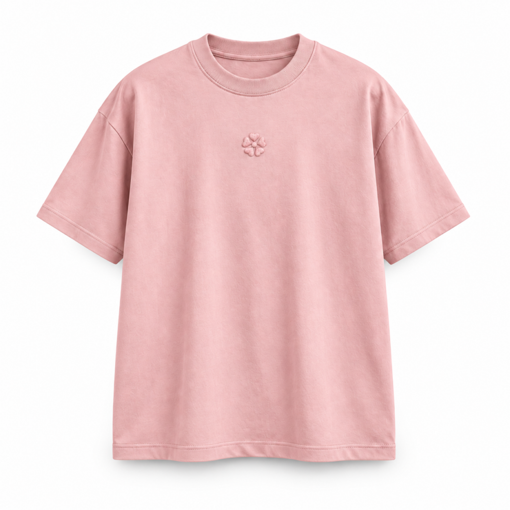 T-shirt męski różowy